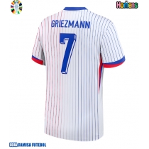 Camisa de Futebol França Antoine Griezmann #7 Equipamento Secundário Europeu 2024 Manga Curta